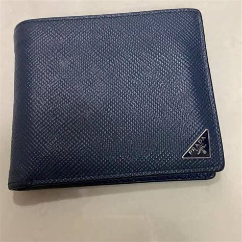 prada wallet mens blue|prada small wallet.